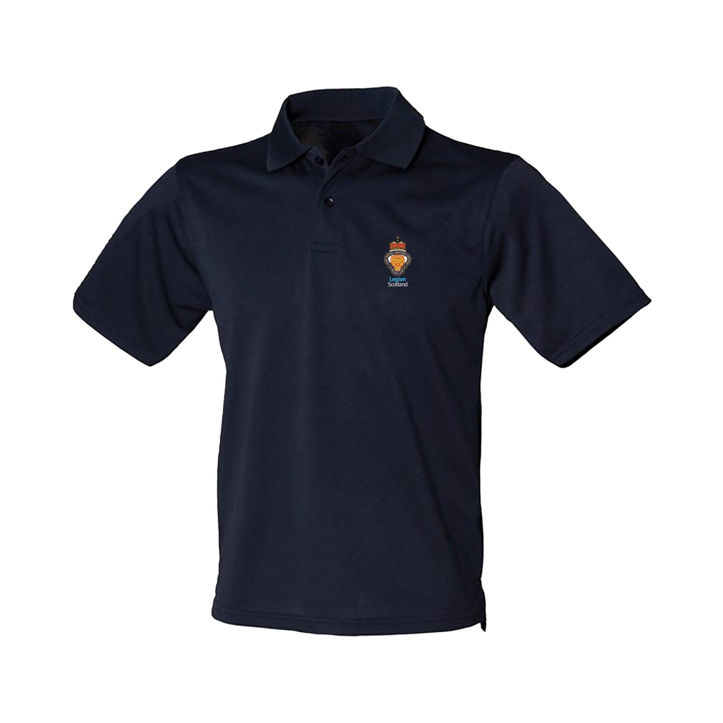 RBLS Performance Polo Shirt | Navy | Legion Scotland