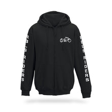 Load image into Gallery viewer, Hooded Sweatshirt Personalised Riders Branch Zipped Legion Scotland
