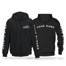 Load image into Gallery viewer, Hooded Sweatshirt Personalised Riders Branch Zipped Legion Scotland
