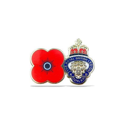 Poppy Lion’s Head Pin Badge