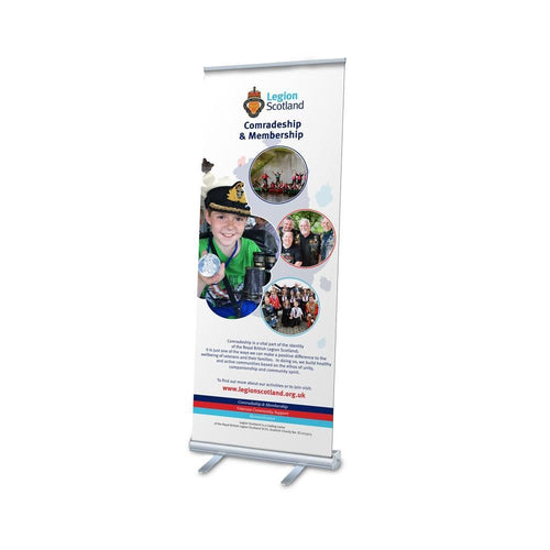 Legion Scotland Comradeship & Membership Pop Up Banner