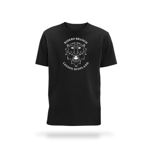 T-Shirt Black Lion's Head Legion Scotland